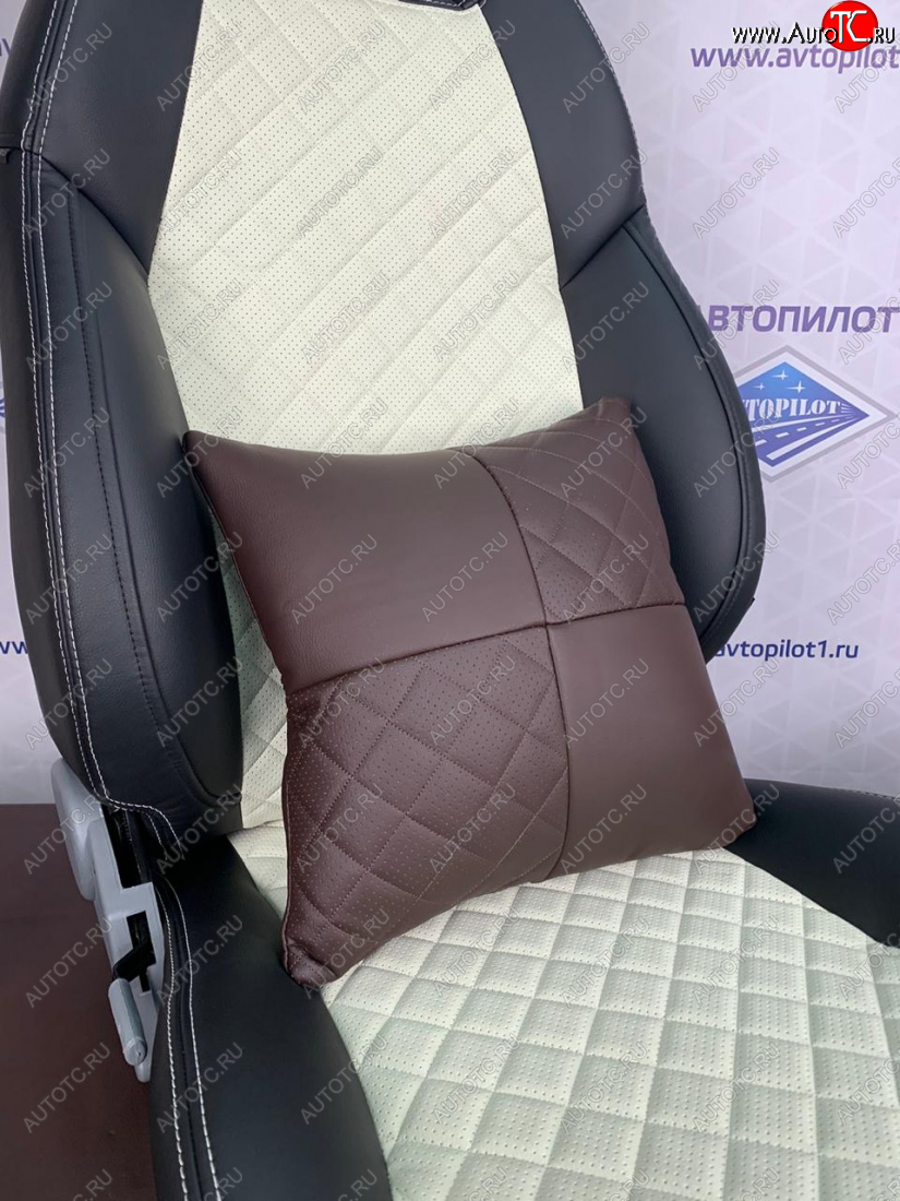 619 р. Подушки в салон автомобиля (Модель №1) экокожа РОМБ  podr033  с доставкой в г. Вологда