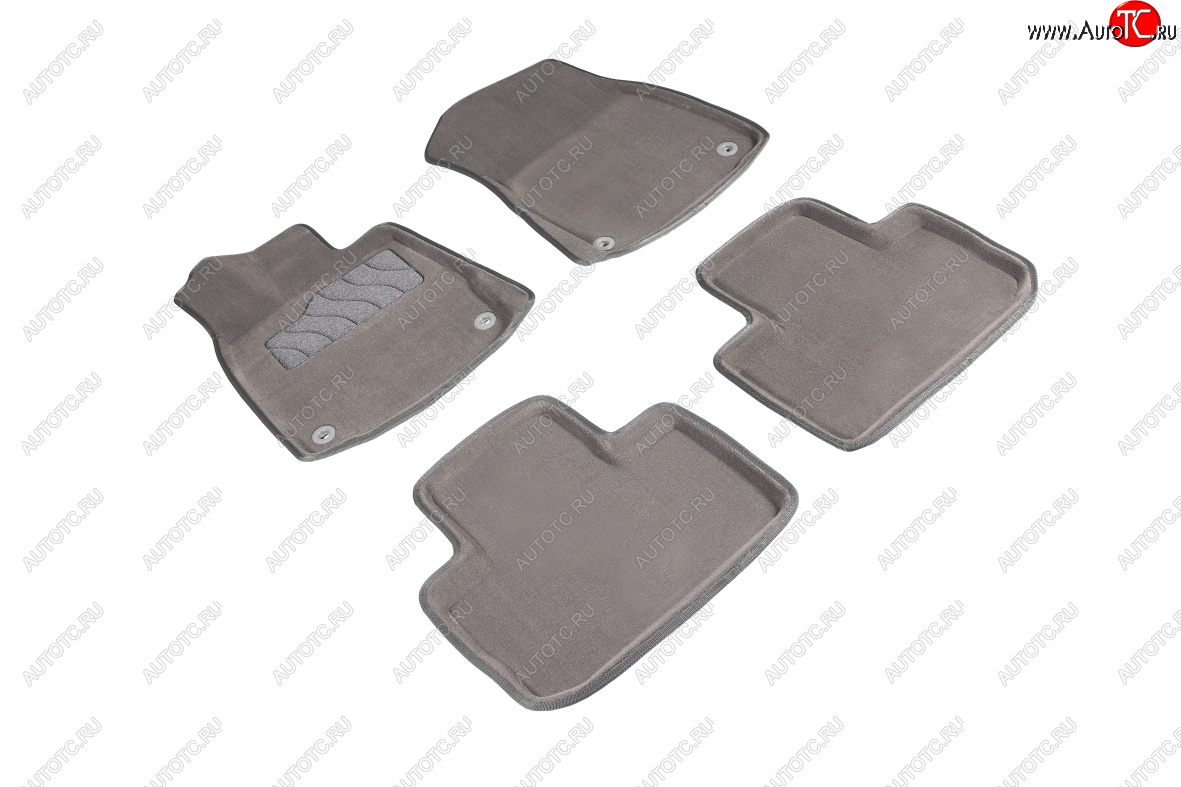 7 399 р. Комплект ковриков салона (ворсовые, 3D) Seintex  Lexus IS250  XE20 (2005-2013) седан дорестайлинг (Серый)  с доставкой в г. Вологда