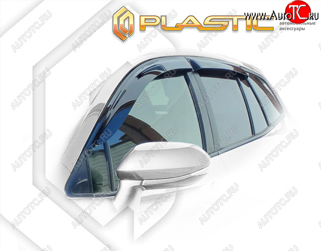 1 999 р. Дефлектора окон (Япония) CA-Plastic  Toyota Corolla  E210 (2018-2022) универсал дорестайлинг (classic полупрозрачный, без хром. молдинга)  с доставкой в г. Вологда