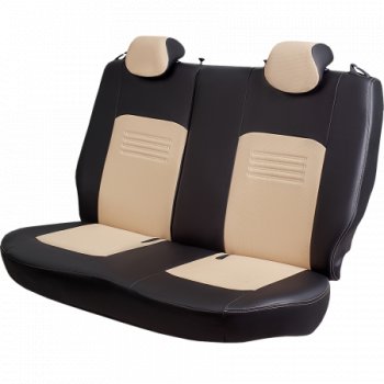 9 899 р. Комплект чехлов для сидений, (РЗСиС 60/40 Илана+Орегон) ТУРИН Lord Autofashion Chevrolet Niva 2123 дорестайлинг (2002-2008) (черный, вставка бежевая, строчка бежевая)  с доставкой в г. Вологда. Увеличить фотографию 5