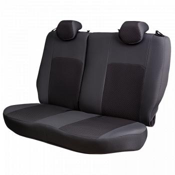 5 399 р. Комплект чехлов для сидений (ЦЗС Жаккард) Дублин Lord Autofashion Лада Нива 4х4 2121 3 дв. дорестайлинг (1977-2019) (серый, вставка Стежок серая)  с доставкой в г. Вологда. Увеличить фотографию 4