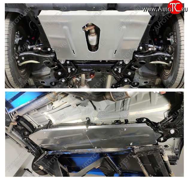 22 999 р. Защиты комплект (картер, кпп, бака и адсорбера) 2WD ТСС Тюнинг Changan CS75 1-ый рестайлинг (2018-2022) (алюминий 4 мм)  с доставкой в г. Вологда