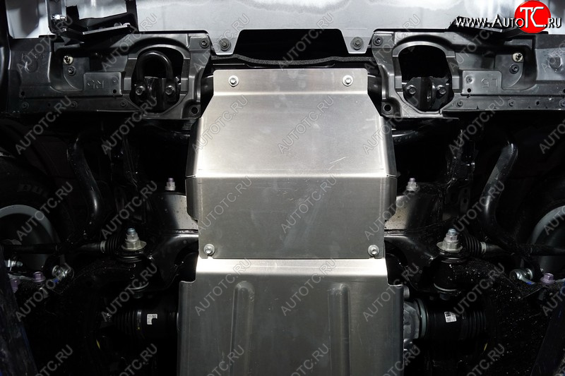 3 079 р. Защита радиатора ТСС Тюнинг Toyota Land Cruiser J300 дорестайлинг (2021-2025) (алюминий 4 мм)  с доставкой в г. Вологда
