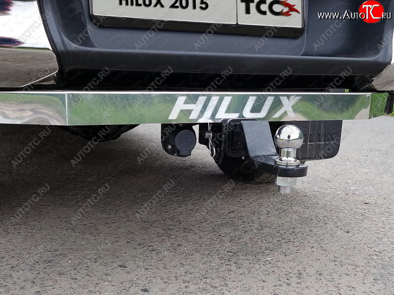18 499 р. Фаркоп (тягово-сцепное устройство) ТСС Тюнинг Toyota Hilux AN120 дорестайлинг (2016-2020) (шар Е)  с доставкой в г. Вологда