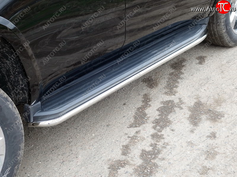 25 499 р. Защита порогов алюминий 50,8 мм, ТСС Тюнинг Chevrolet Tahoe K2UC (2014-2021)  с доставкой в г. Вологда