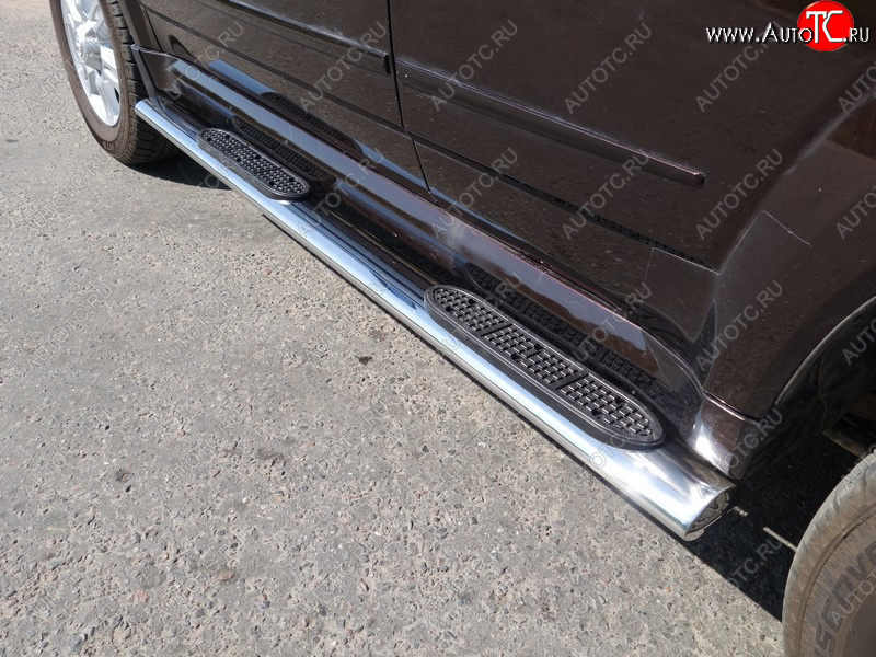 38 799 р. Пороги овальные с накладкой 120х60 мм Haval H5 рестайлинг (2020-2023) (серые)  с доставкой в г. Вологда