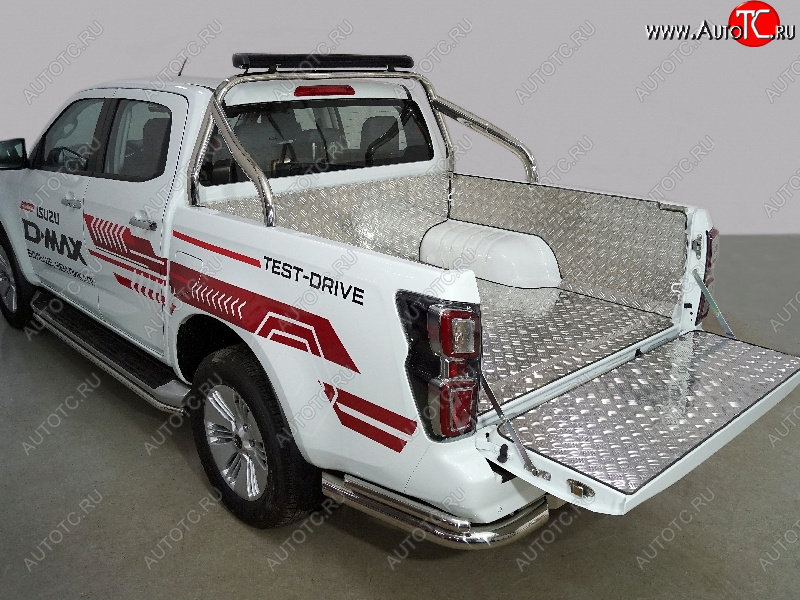 39 999 р. Защитный алюминиевый вкладыш в кузов автомобиля (комплект) ТСС Тюнинг Isuzu D-Max RG DoubleCab (2020-2023) (алюминий)  с доставкой в г. Вологда
