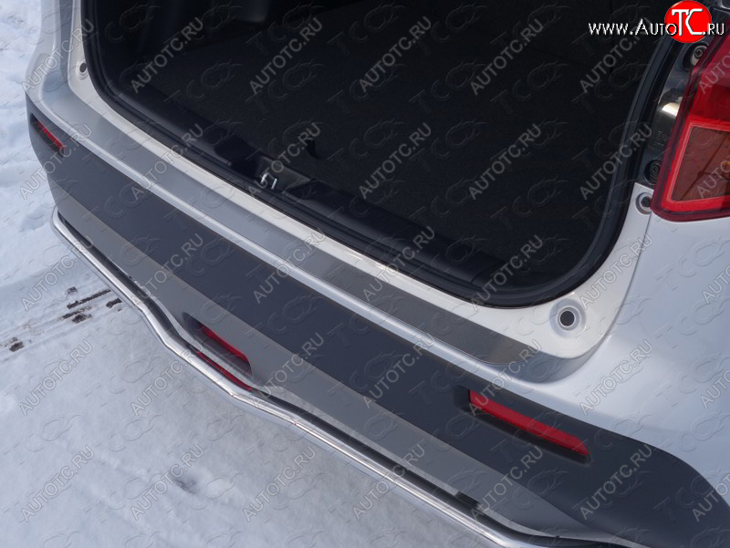 2 399 р. Накладка на задний бампер, ТСС Тюнинг Suzuki Vitara LY дорестайлинг (2015-2019) (Лист шлифованный)  с доставкой в г. Вологда