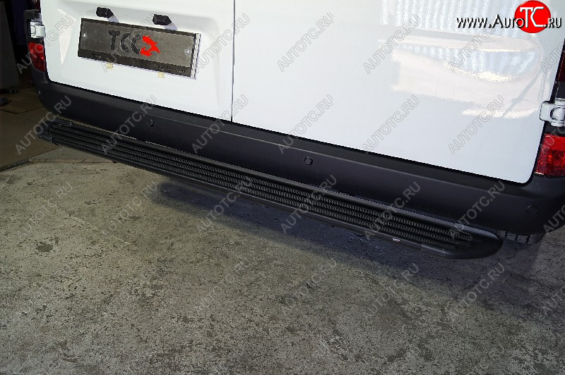12 649 р. Задняя подножка алюминиевая Slim line Black 1720 мм  solat23-02b   с доставкой в г. Вологда