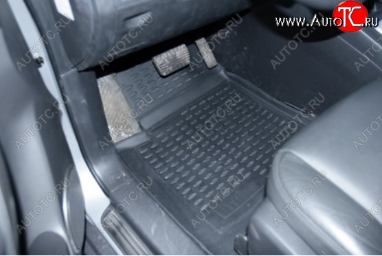 4 499 р. Комплект ковриков в салон (полиуретан, серые) Element Chevrolet Captiva  дорестайлинг (2006-2011)  с доставкой в г. Вологда