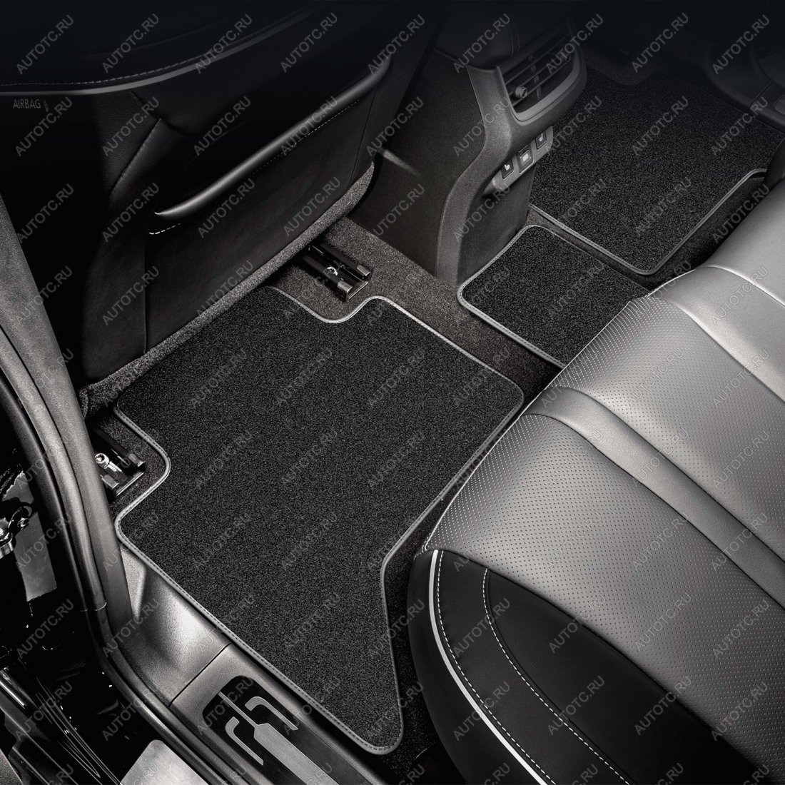 3 199 р. Коврики в салон Klever Premium GEELY Tugella, 2020-, кросс., 5шт ((текстиль, бежевые)  Джили Тугела Klever klever0407502822112kh  с доставкой в г. Вологда
