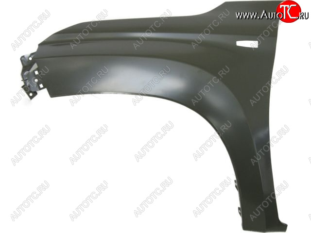 7 549 р. Левое крыло (с отверстием под повторитель поворота) BodyParts  Mitsubishi L200  5 KK,KL (2018-2022) рестайлинг (Неокрашенное)  с доставкой в г. Вологда
