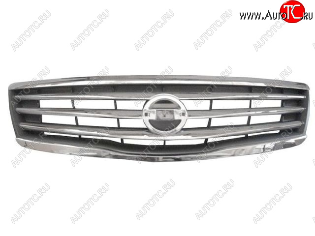 5 299 р. Решетка радиатора (пр-во Китай) BODYPARTS Nissan Teana 2 J32 дорестайлинг (2008-2011) (хром)  с доставкой в г. Вологда