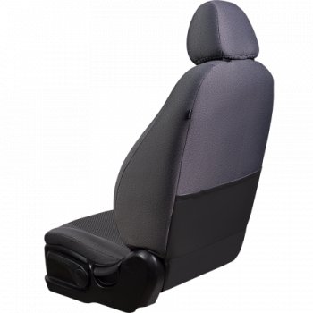 5 949 р. Комплект чехлов сидений (ДУБЛИН Жаккард)  Chevrolet Aveo T250 хэтчбек 5 дв рестайлинг (2006-2011) (Серый)  с доставкой в г. Вологда. Увеличить фотографию 5