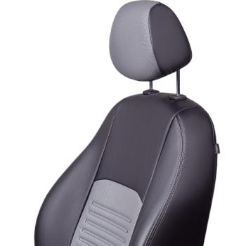 6 799 р. Комплект чехлов для сидений (РЗС 60/40 3Г Илана+Орегон) ТУРИН СТ Lord Autofashion Geely GC6 (2014-2017) (черный, вставка серая, строчка серая)  с доставкой в г. Вологда. Увеличить фотографию 4