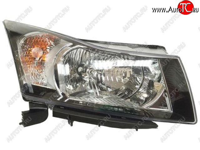 4 649 р. Правая фара (c электрокорректором) BODYPARTS  Chevrolet Cruze  J300 (2009-2012) седан дорестайлинг  с доставкой в г. Вологда