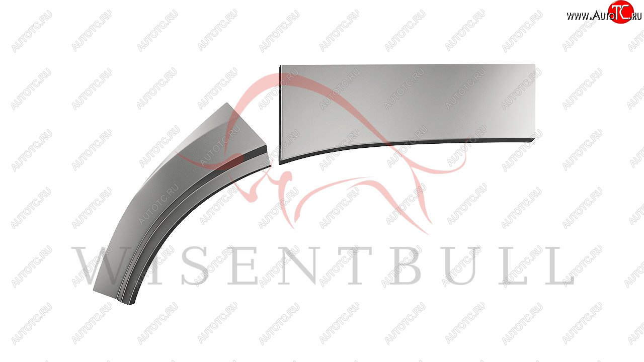2 189 р. Левая задняя ремонтная арка (внешняя) Wisentbull Fiat Multipla (1998-2010)  с доставкой в г. Вологда