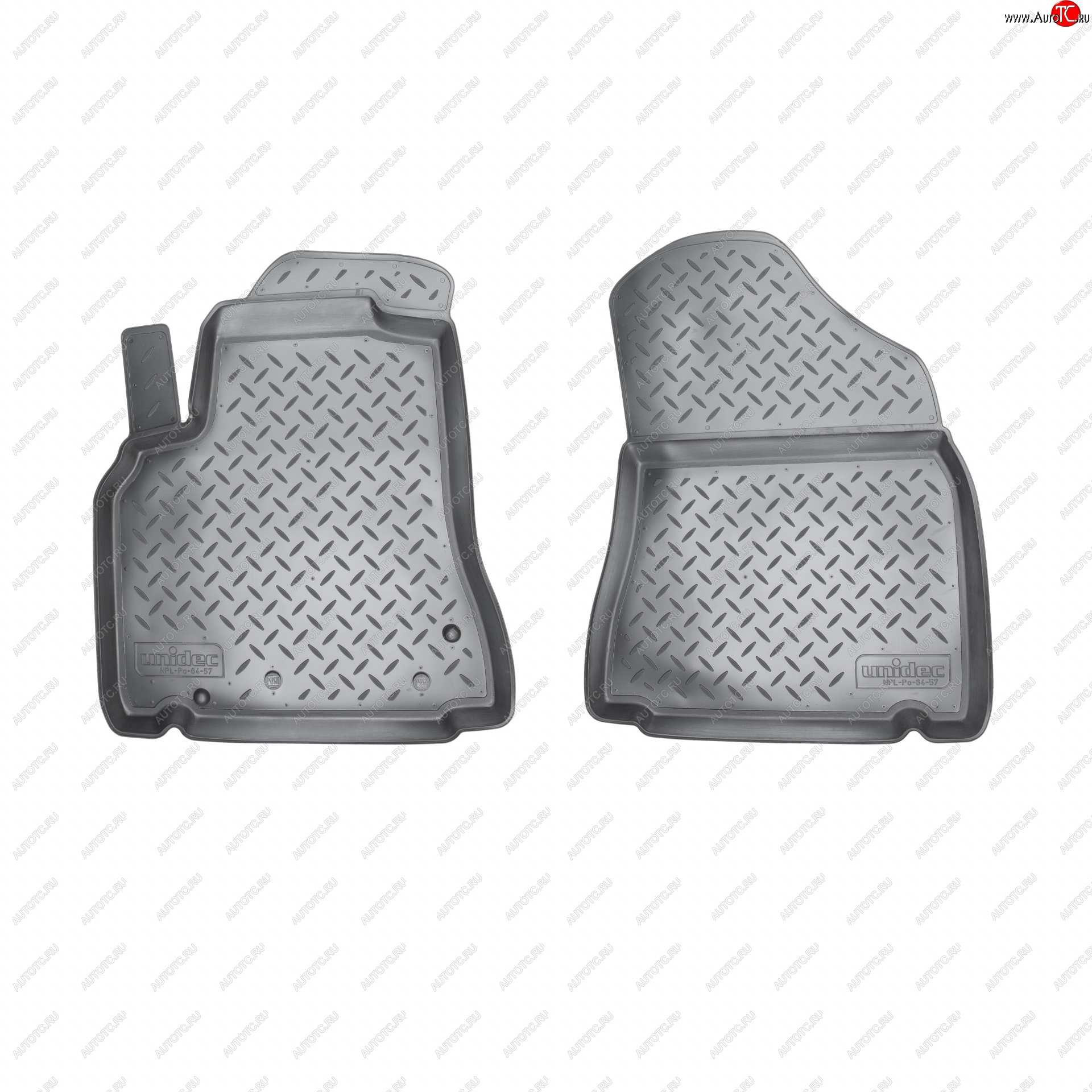1 839 р. Коврики салонные (пер) Norplast CITROEN Berlingo B9 рестайлинг (2015-2022) (серый)  с доставкой в г. Вологда