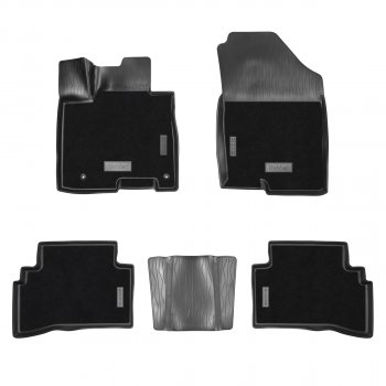 Коврики салонные комбинированные 3D Norplast Hyundai Tucson NX4 (2020-2022) (черный)