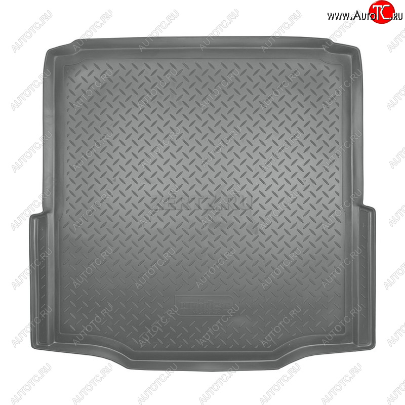 2 389 р. Коврики в багажное отделение Norplast Skoda Superb B6 (3T) лифтбэк дорестайлинг (2008-2013) (серый)  с доставкой в г. Вологда