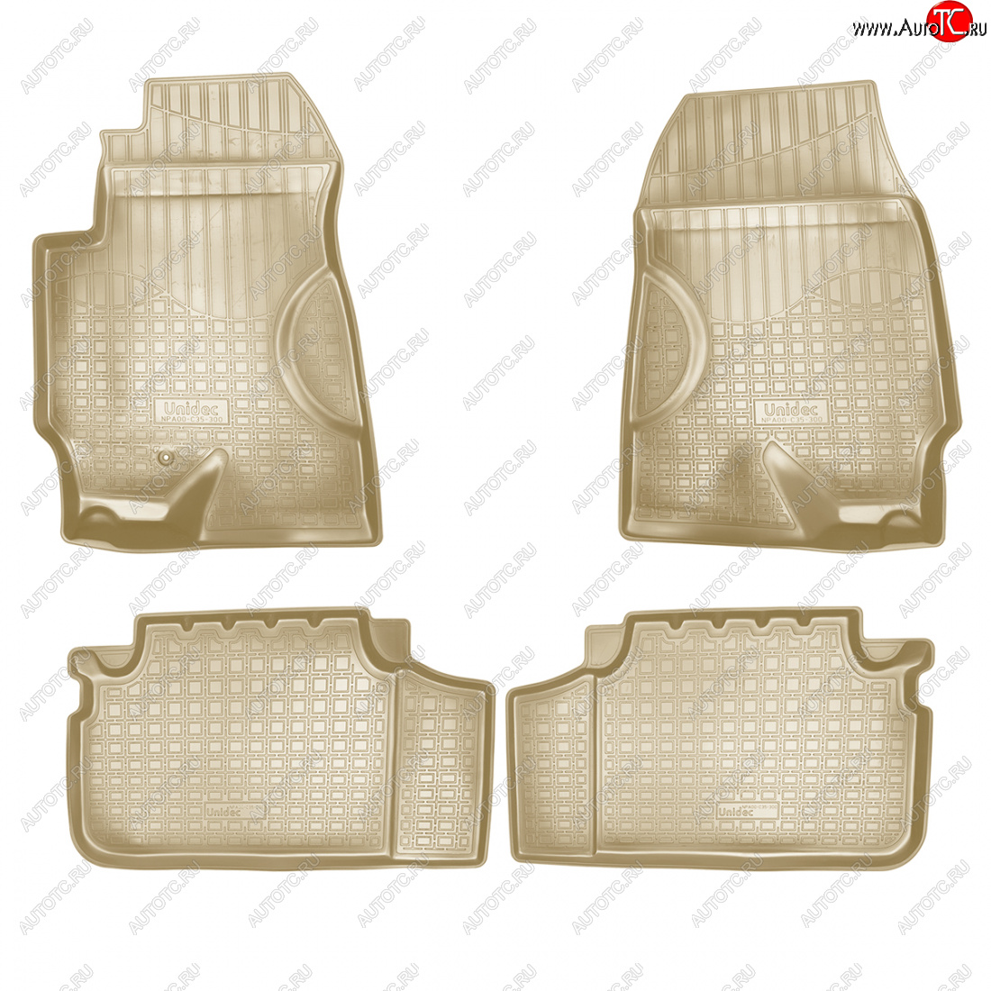 3 099 р. Коврики салонные Norplast Haima 3 HMC7185A седан (2010-2013) (бежевый)  с доставкой в г. Вологда