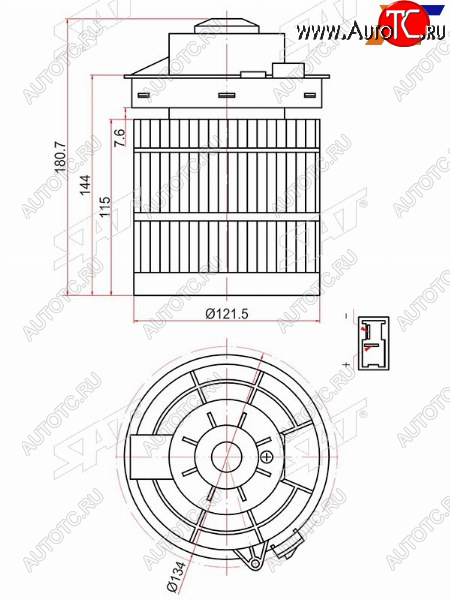 2 699 р. Мотор отопителя салона Nissan Juke 10-20 SAT ST-272261KA0A  с доставкой в г. Вологда
