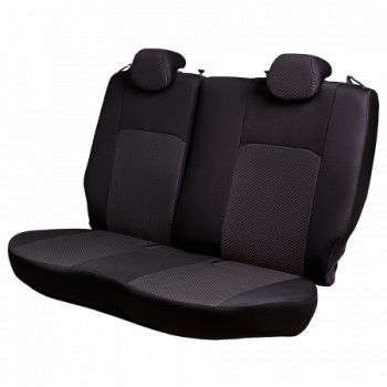 6 799 р. Комплект чехлов для сидений (РЗС 60/40 2П+1Г жаккард) Дублин Lord Autofashion Chevrolet Cruze J300 седан рестайлинг (2012-2015) (черный, вставка Стежок серая, строчка черная)  с доставкой в г. Вологда. Увеличить фотографию 9