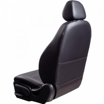 3 899 р. Комплект чехлов для сидений (1+2 места Илана+Орегон) ТУРИН СТ Lord Autofashion CITROEN Jumper 290 рестайлинг (2014-2022) (черный, вставка черная, строчка черная)  с доставкой в г. Вологда. Увеличить фотографию 6