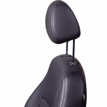 3 899 р. Комплект чехлов для сидений (1+2 места Илана+Орегон) ТУРИН СТ Lord Autofashion CITROEN Jumper 290 рестайлинг (2014-2022) (черный, вставка черная, строчка черная)  с доставкой в г. Вологда. Увеличить фотографию 2