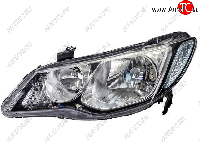 8 999 р. Левая фара (под корректор) DEPO Honda Civic FD седан дорестайлинг (2005-2008)  с доставкой в г. Вологда