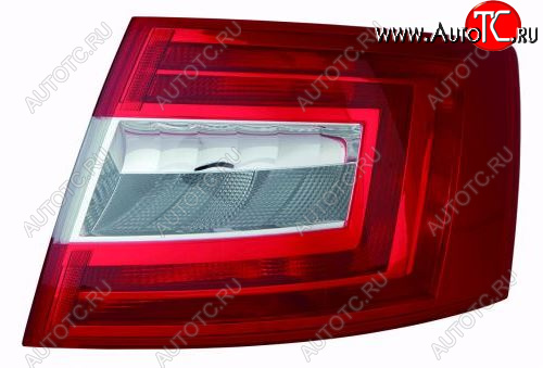 5 299 р. Правый фонарь DEPO  Skoda Octavia A7 дорестайлинг лифтбэк (2012-2017)  с доставкой в г. Вологда