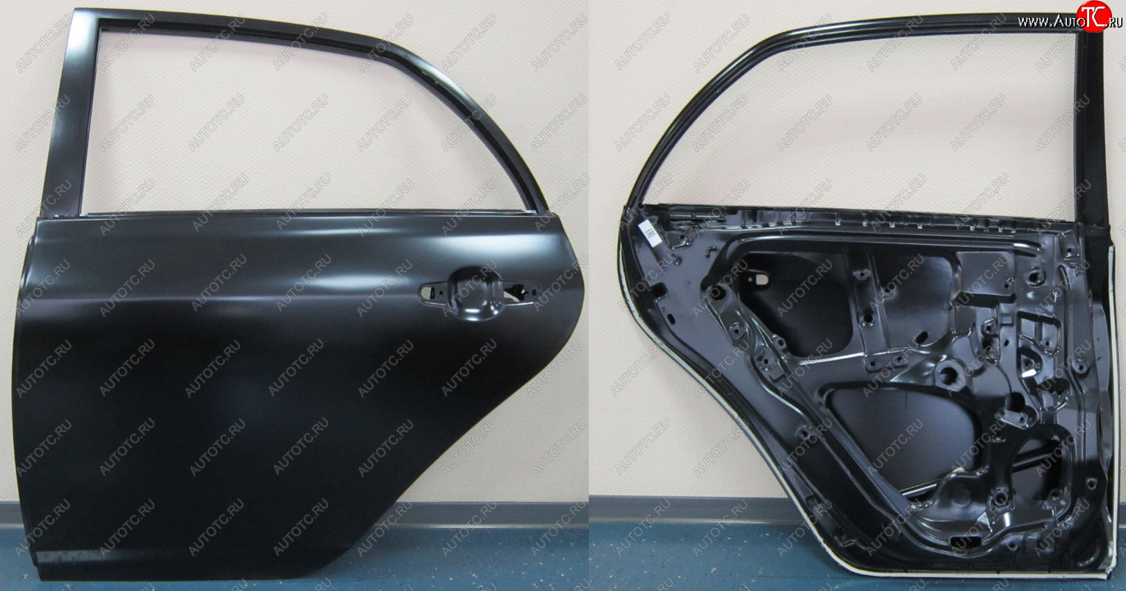 12 799 р. Левая дверь задняя BodyParts  Toyota Corolla  E150 (2006-2010) седан дорестайлинг (Неокрашенная)  с доставкой в г. Вологда