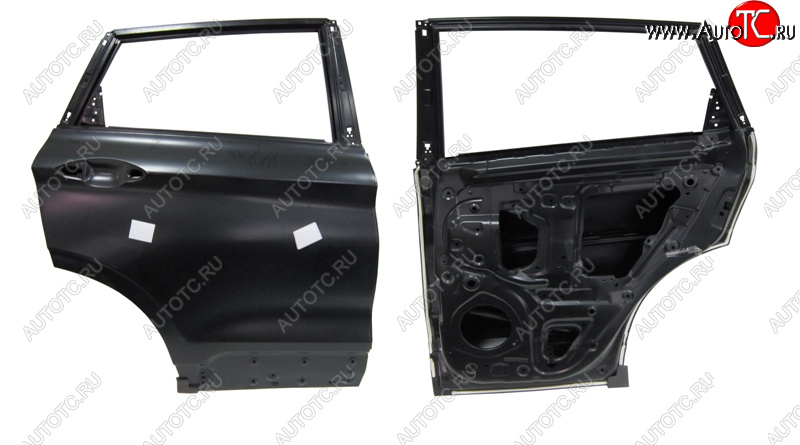 14 999 р. Левая дверь задняя BodyParts  Geely Coolray  SX11 (2018-2023) дорестайлинг (Неокрашенная)  с доставкой в г. Вологда