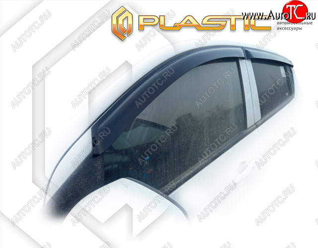 1 999 р. Дефлектора окон CA-Plastic  Chevrolet Spark  M300 (2016-2022) 1-ый рестайлинг, 2-ой рестайлинг (classic полупрозрачный)  с доставкой в г. Вологда