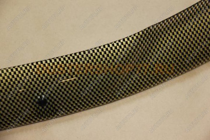 2 089 р. Дефлектор окон CA-Plastic  Nissan Sunny  B15 (1998-2004) (Шелкография карбон золото)  с доставкой в г. Вологда