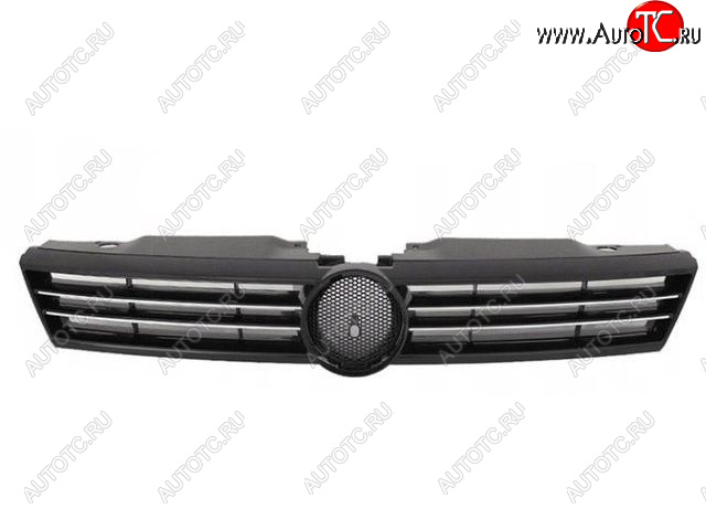 1 389 р. POLO РЕШЕТКА РАДИАТОРА ЧЕРН С ХРОМ МОЛДИНГ (СЕДАН) (Китай) BODYPARTS vwplo10-102  с доставкой в г. Вологда
