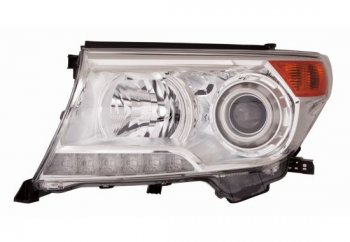 28 999 р. Левая фара (ксенон) BodyParts  Toyota Land Cruiser  200 (2012-2015) 1-ый рестайлинг  с доставкой в г. Вологда. Увеличить фотографию 2