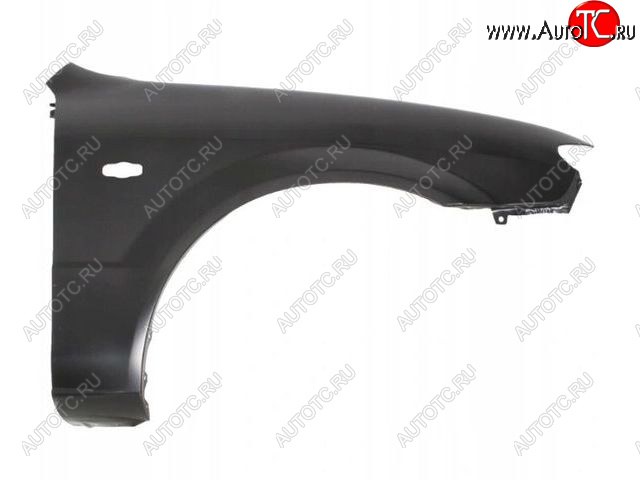 3 289 р. Правое крыло (с отверстием под повторитель поворота, Тайвань) BodyParts Mazda 323/Familia седан BJ дорестайлинг (1998-2000) (Неокрашенное)  с доставкой в г. Вологда