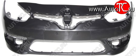 7 299 р. Бампер передний (с отверстием под ПТФ, Италия) BodyParts  Renault Fluence (2012-2016) рестайлинг (Неокрашенный)  с доставкой в г. Вологда