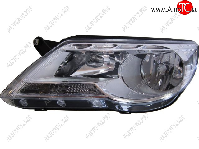 8 549 р. Левая фара (корректор) BODYPARTS  Volkswagen Tiguan  NF (2006-2011) дорестайлинг  с доставкой в г. Вологда