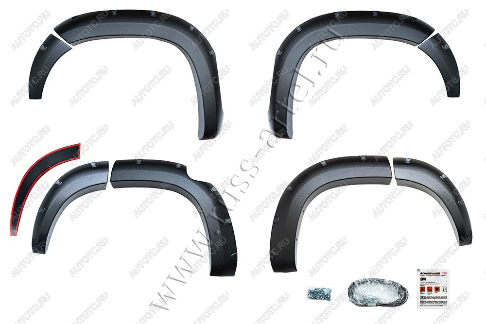 27 549 р. Расширители колесных арок Русская Артель Toyota Land Cruiser Prado J150 дорестайлинг (2009-2013) (глянец под покраску)  с доставкой в г. Вологда