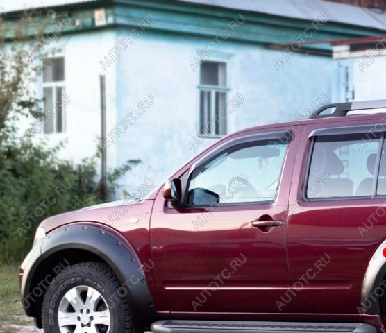5 399 р. Расширители колесных арок (передний левый) Русская Артель  Nissan Pathfinder R51 дорестайлинг (2004-2007) (глянец под покраской)  с доставкой в г. Вологда