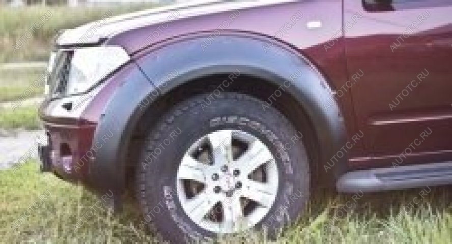 5 399 р. Расширители колесных арок (передний правый) Русская Артель Nissan Pathfinder R51 дорестайлинг (2004-2007) (глянец под покраску)  с доставкой в г. Вологда