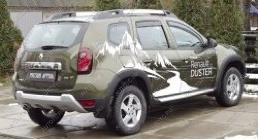 2 239 р. Расширители колесных арок (передний левый) Русская Артель  Renault Duster HS рестайлинг (2015-2021) (шагрень)  с доставкой в г. Вологда