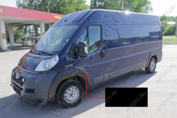 4 899 р. Расширитель колесных арок (передний правый) Русская Артель CITROEN Jumper 250 (2006-2014) (глянец под покраску)  с доставкой в г. Вологда