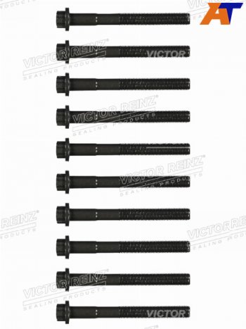 Комплект болтов ГБЦ TOYOTA 3,5SFE 90 (10штук) VICTOR REINZ 14-55003-01