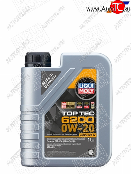 2 699 р. Масло моторное LIQUI MOLY Top Tec 6200 0W-20 C5 1л LIQUI MOLY 20787  с доставкой в г. Вологда