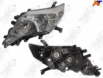 9 999 р. Фара TOYOTA LAND CRUISER PRADO 150 13-17 LH галоген, под корректор (Евросвет)                        DEPO 212-11Y2L-LD-EM  с доставкой в г. Вологда. Увеличить фотографию 1