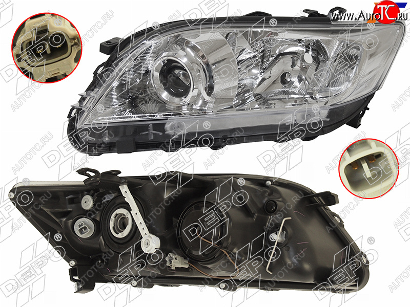 13 799 р. Фара TOYOTA RAV4 10-13 LH (Евросвет) DEPO 212-11Q9L-LD-EM  с доставкой в г. Вологда