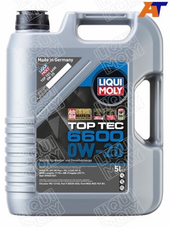 Масло моторное LIQUI MOLY Top Tec 6600 0W-20 SPC5C6 GF-6A 5л LIQUI MOLY 21411